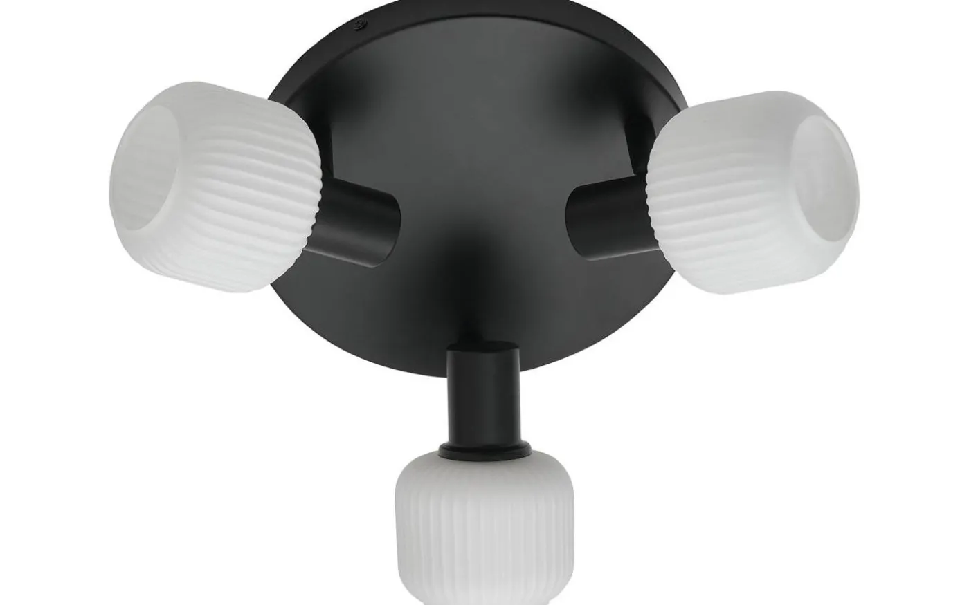 Milford Mini Takspotlight 25cm Svart