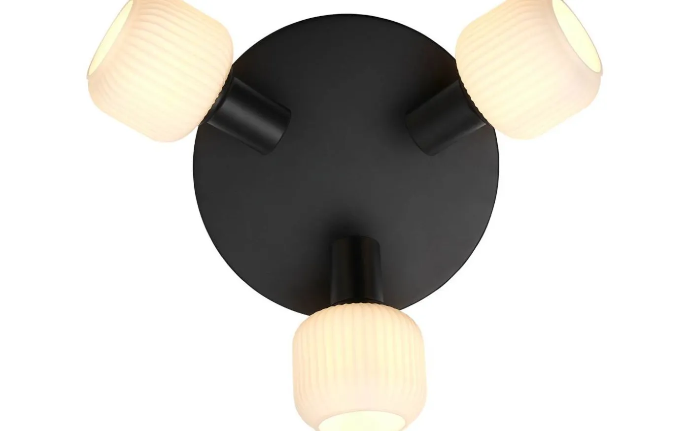 Milford Mini Takspotlight 25cm Svart