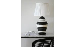 Ming Lampfot 51cm Black Stripe