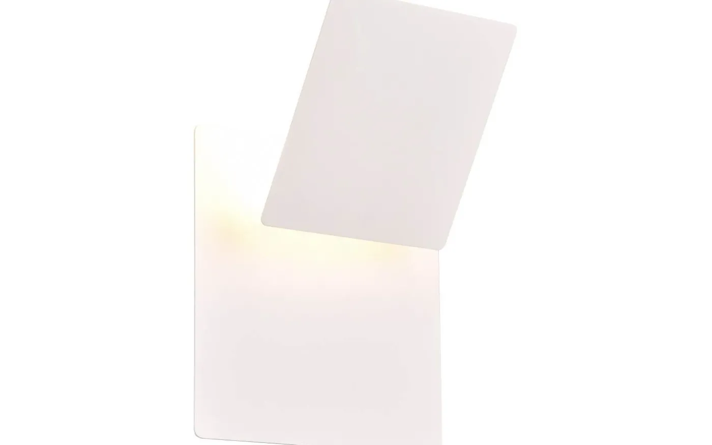 Mio Vägglampa LED fyrkantig matt vit