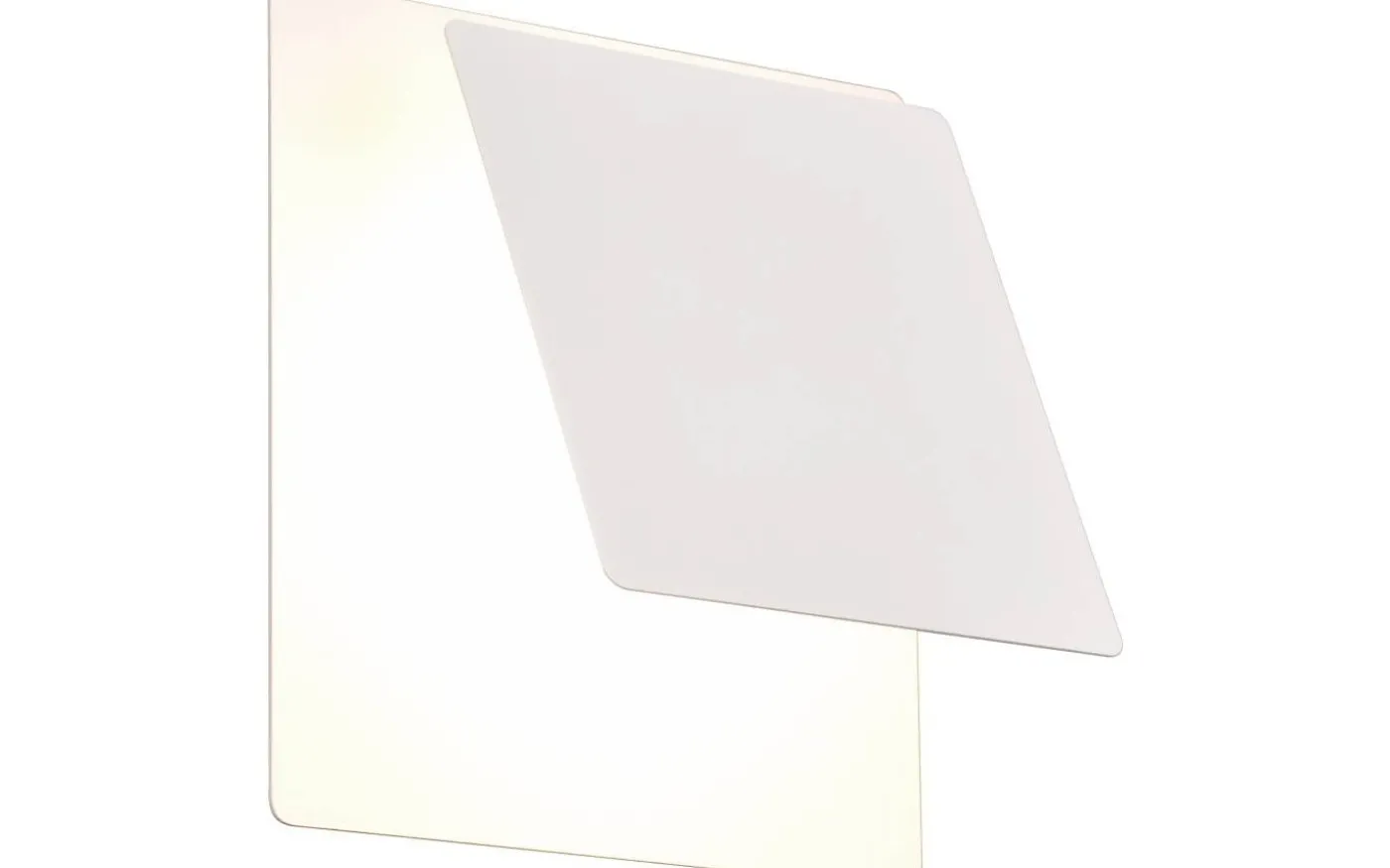 Mio Vägglampa LED fyrkantig matt vit