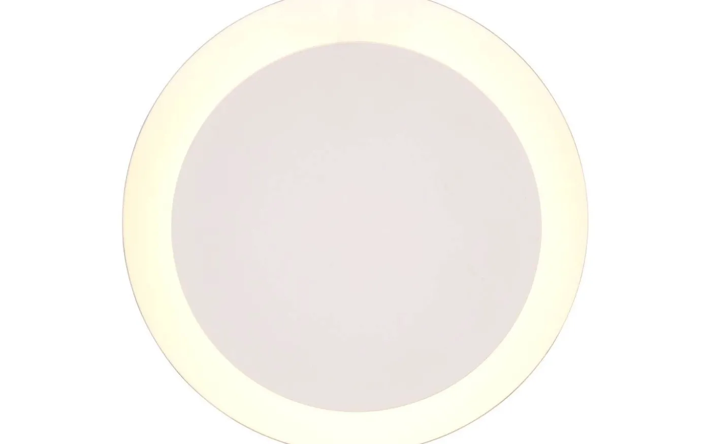 Mio Vägglampa LED rund matt vit