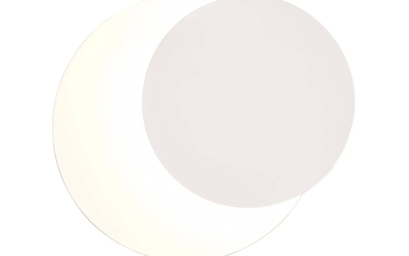 Mio Vägglampa LED rund matt vit