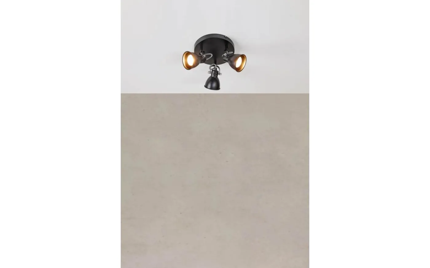 Mion Takspotlight 30cm Svart