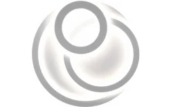 Mita Plafond LED 51cm rund mattvit