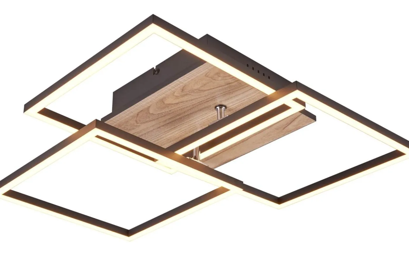 Mobil Plafond LED träimitation/mattsvart