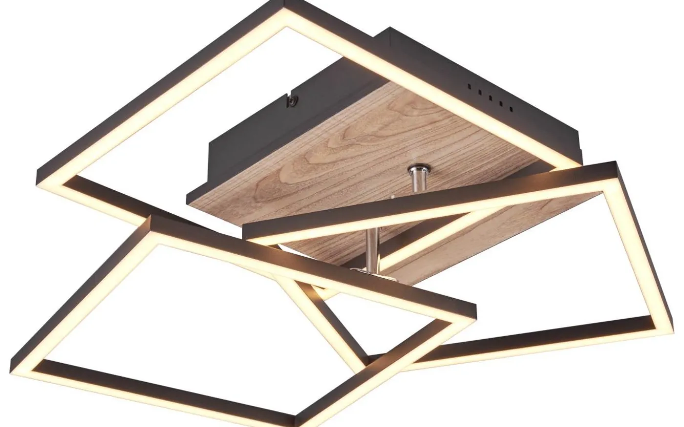 Mobil Plafond LED träimitation/mattsvart