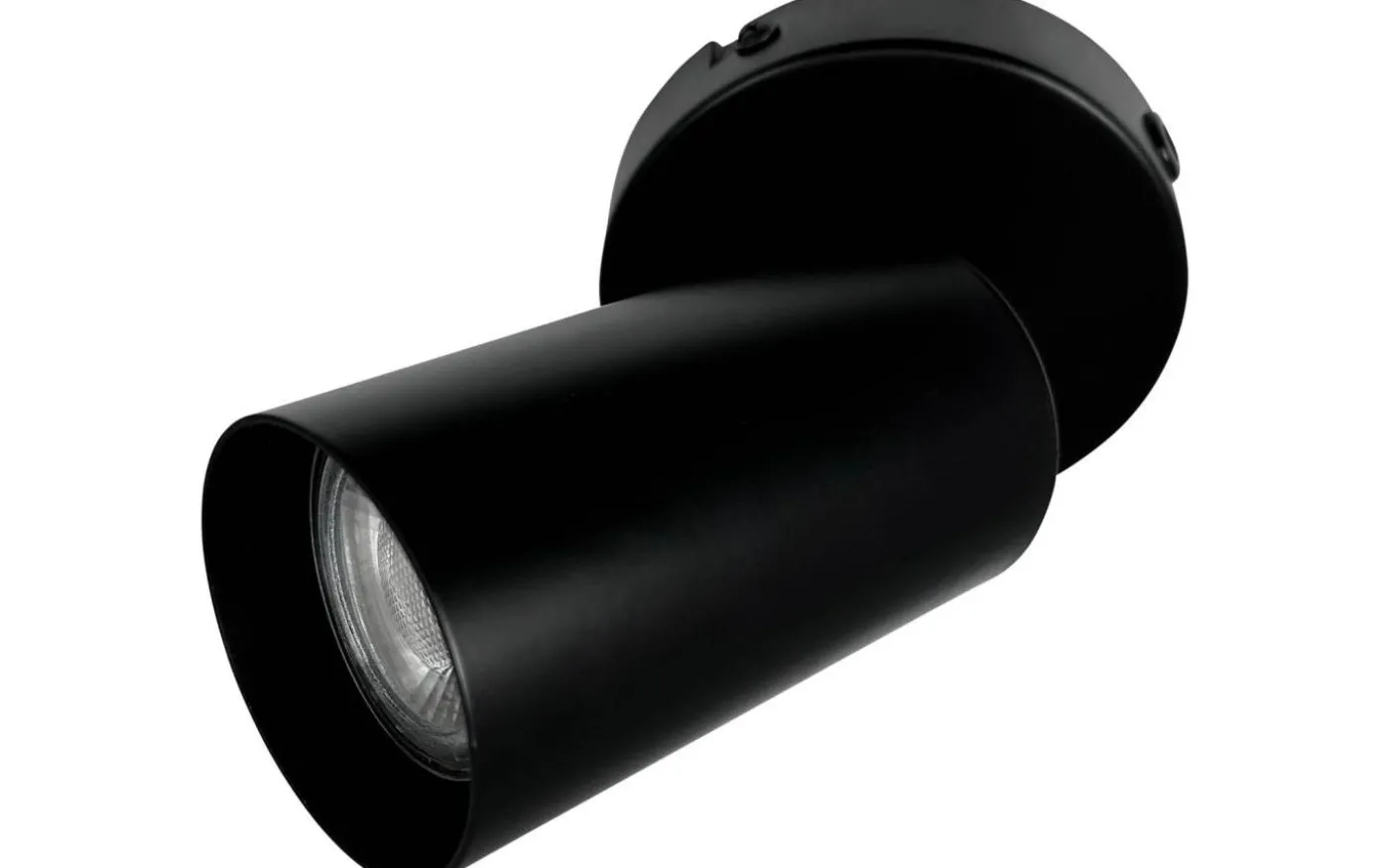 Modern Takspotlight/Vägglampa Svart