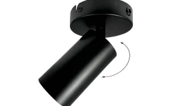 Modern Takspotlight/Vägglampa Svart