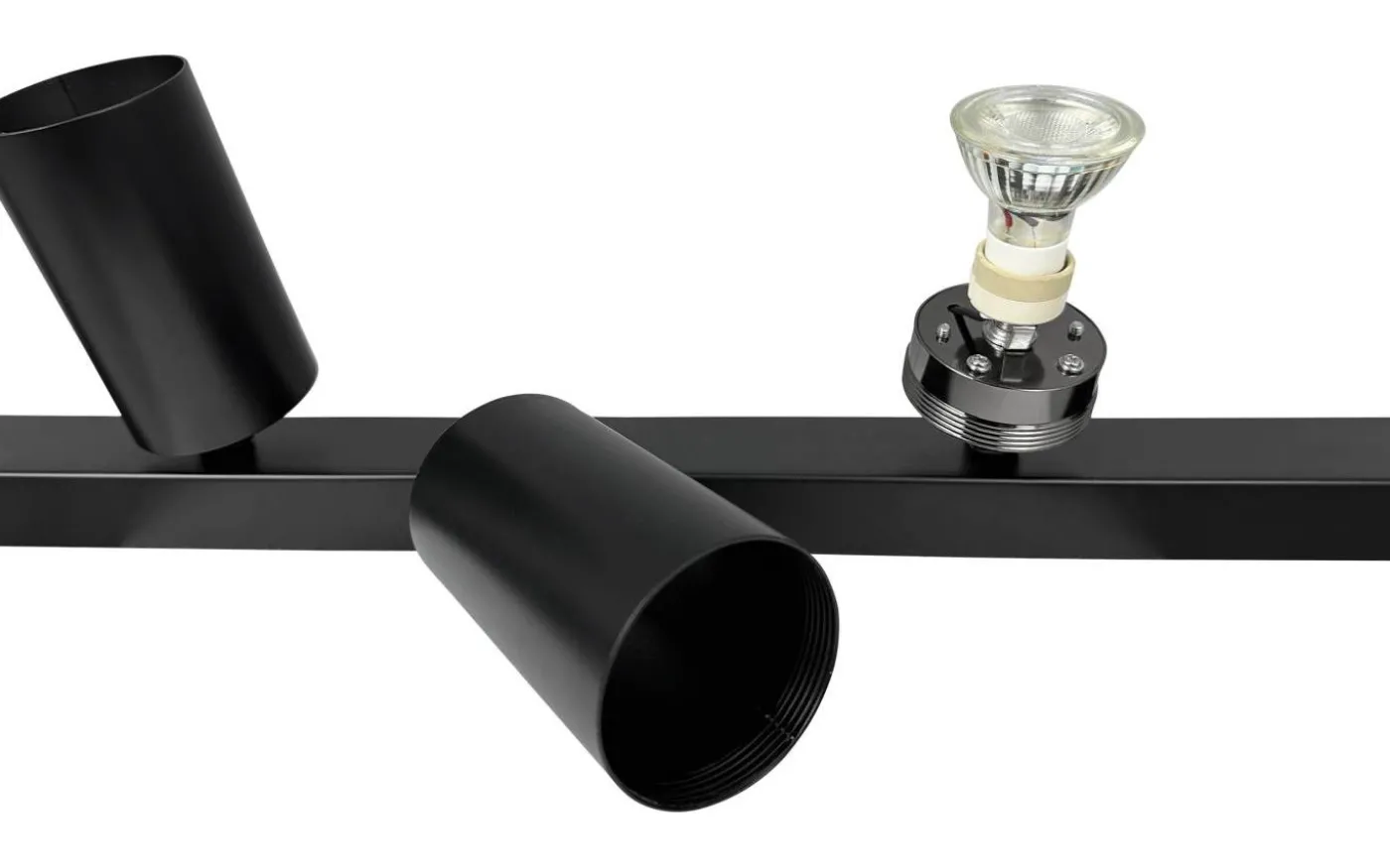 Modern Takspotlight/Vägglampa 95cm Svart