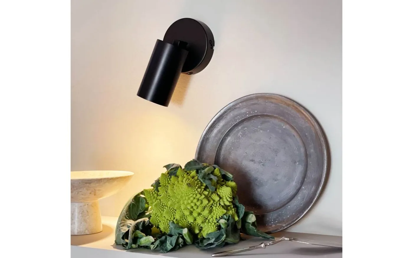 Modern Vägglampa Svart