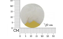 Moderno Vägglampa Månen 20cm Guld