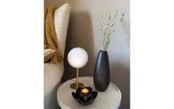 Molekyl Bordslampa 27cm Mässing/Opal