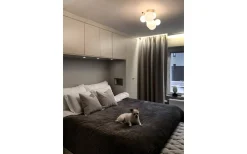 Molekyl Plafond 58cm Mässing/Vit