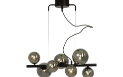 Molekyl Taklampa 58cm 7L Svart/Rök