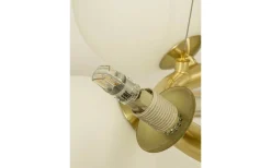 Molekyl Taklampa 50cm Matt Mässing/Opalvit