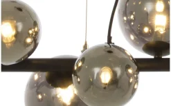 Molekyl Taklampa 85cm Svart/Rök