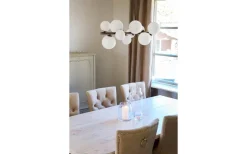 Molekyl Taklampa 85cm Tenn/Vit