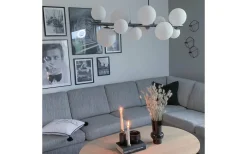 Molekyl Taklampa 85cm Tenn/Vit