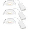 Monolo Spotlight 3-Steg-DIM LED 3000K 4,8W Vit 3-pack