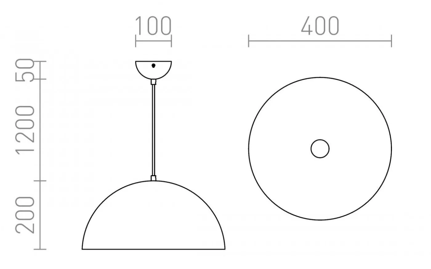 Monroe Taklampa Koppar E27