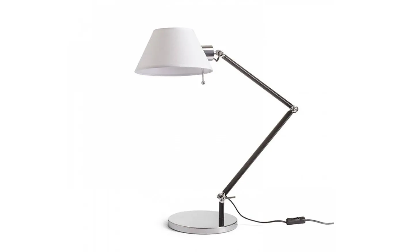 Montana Skrivbordslampa 78cm Vit/Svart/Krom