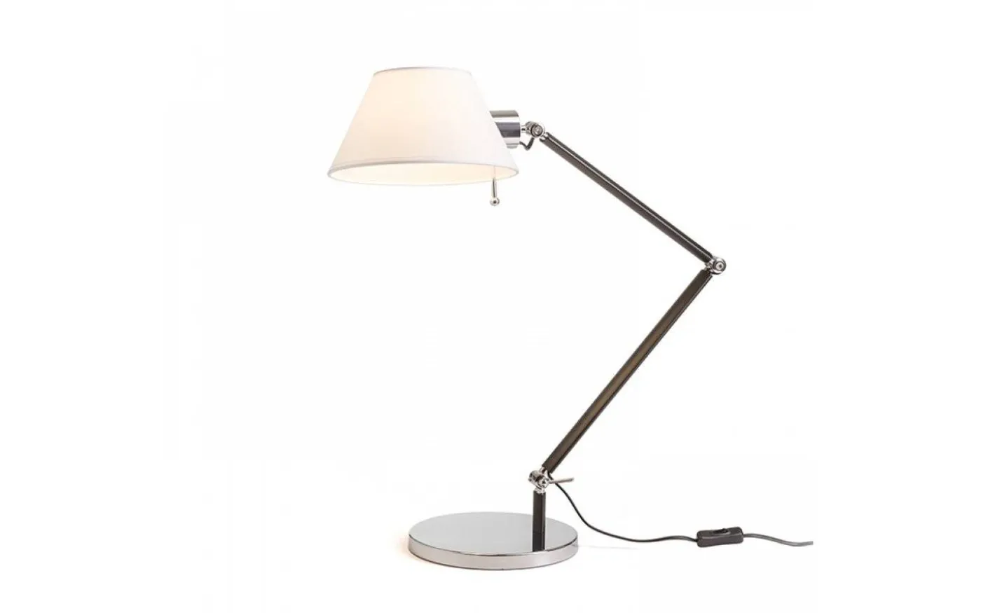 Montana Skrivbordslampa 78cm Vit/Svart/Krom