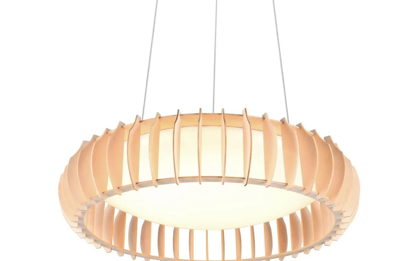 Monte Takpendel LED 60cm trä/vit