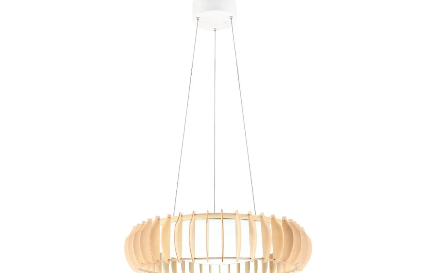 Monte Takpendel LED 60cm trä/vit