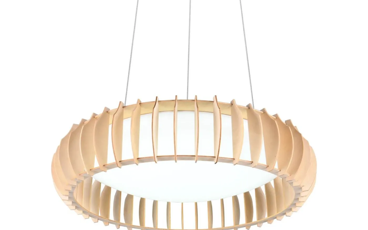 Monte Takpendel LED 60cm trä/vit