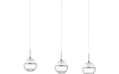 Montefio Taklampa 87cm LED 3000K 3x5W Krom