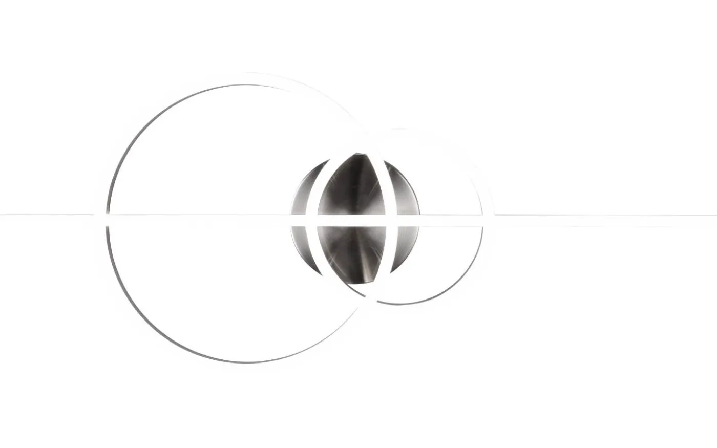 Montilla Plafond LED i borstat stål