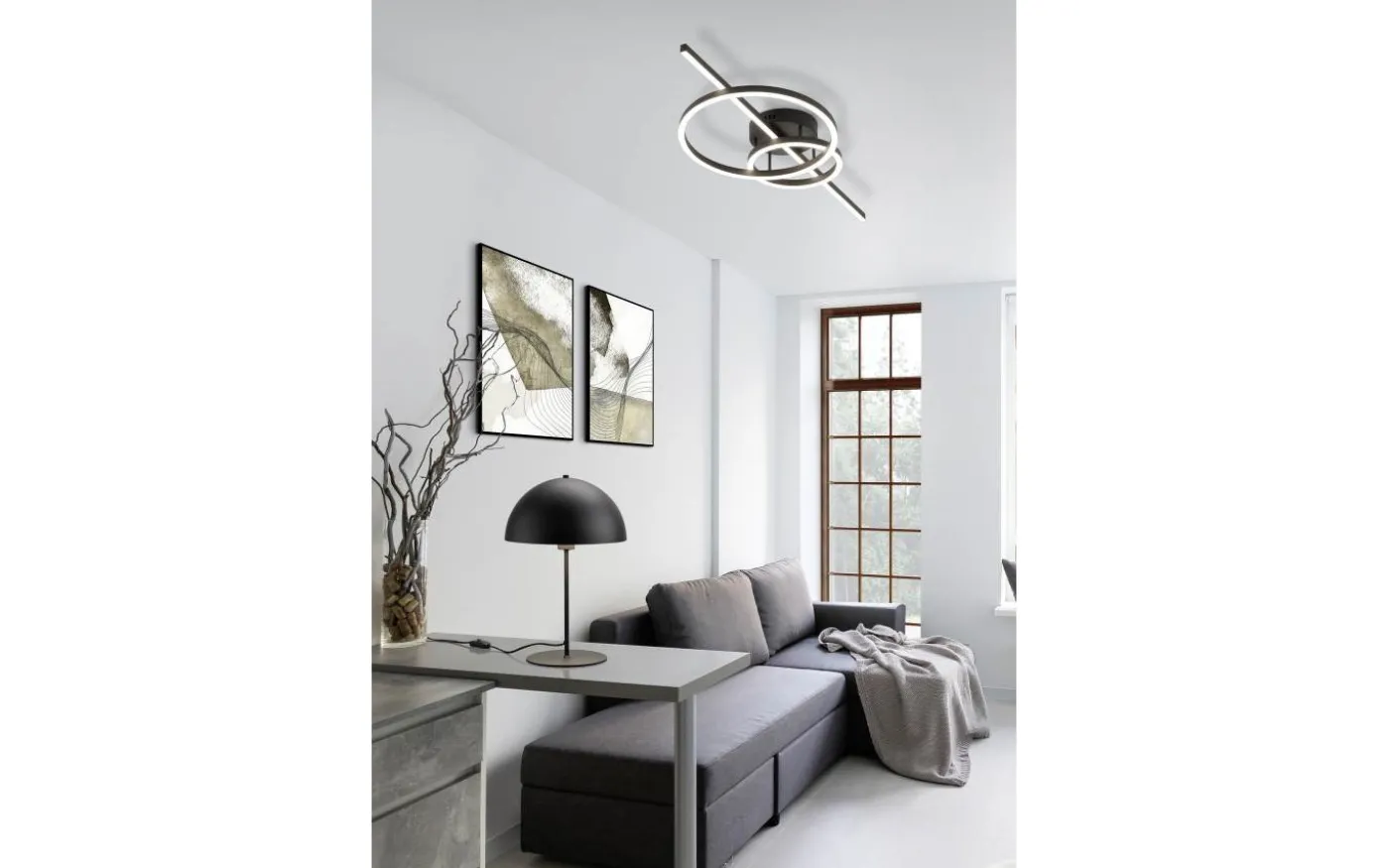 Montilla Plafond LED mattsvart