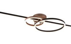 Montilla Plafond LED svart/kaffebrun