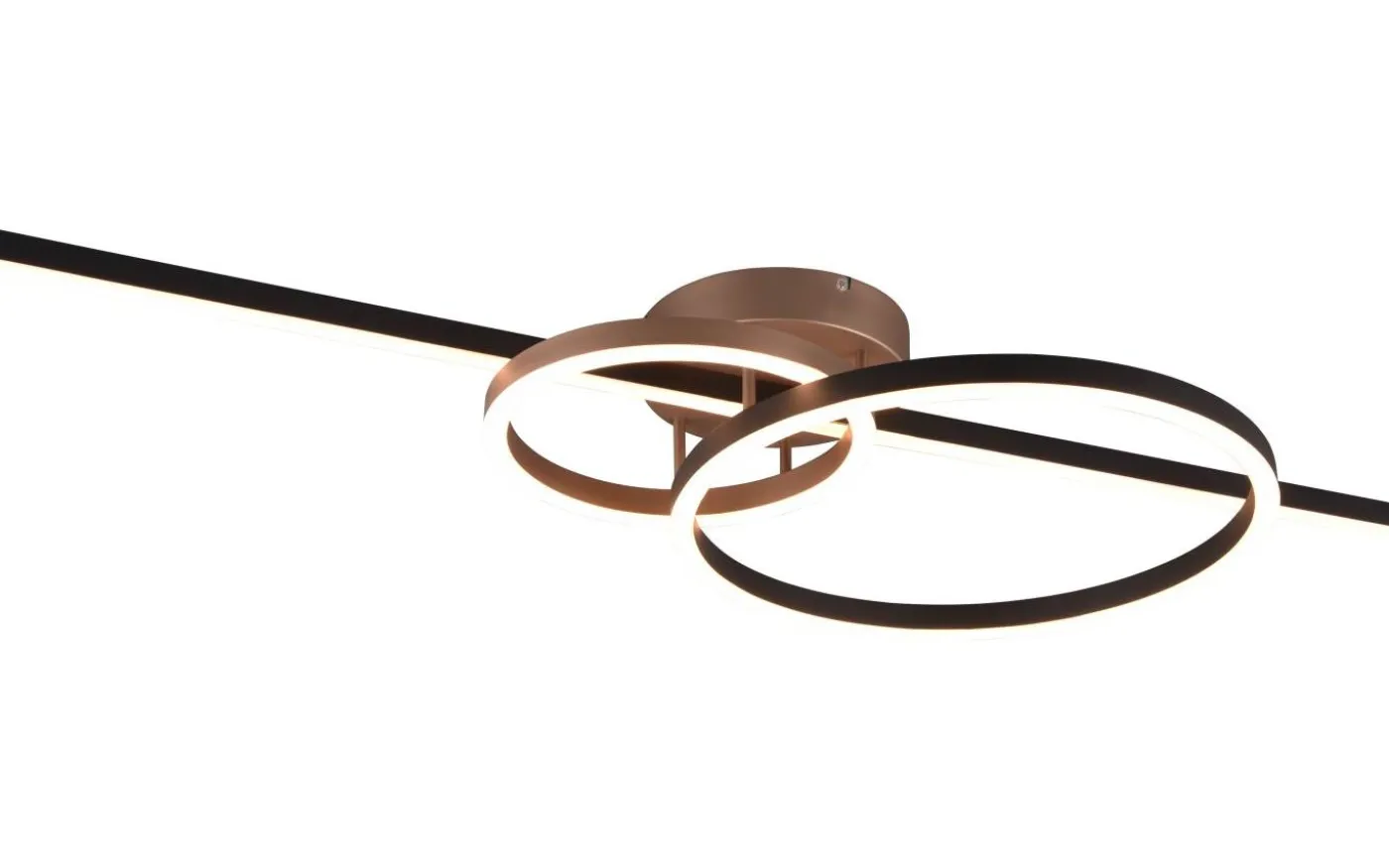 Montilla Plafond LED svart/kaffebrun