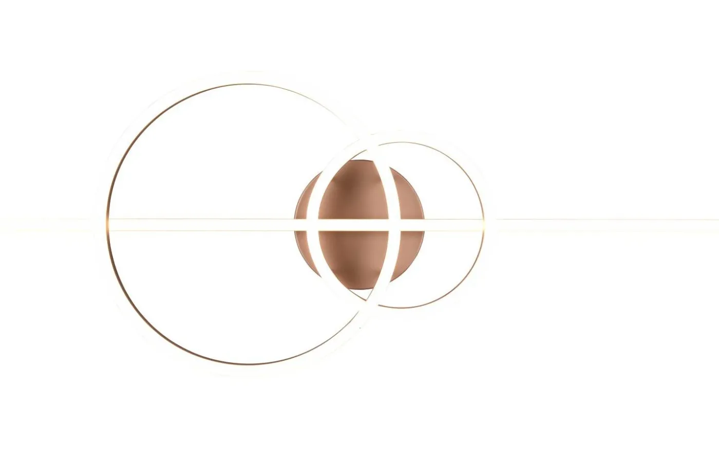 Montilla Plafond LED svart/kaffebrun