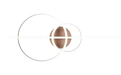 Montilla Plafond LED svart/kaffebrun