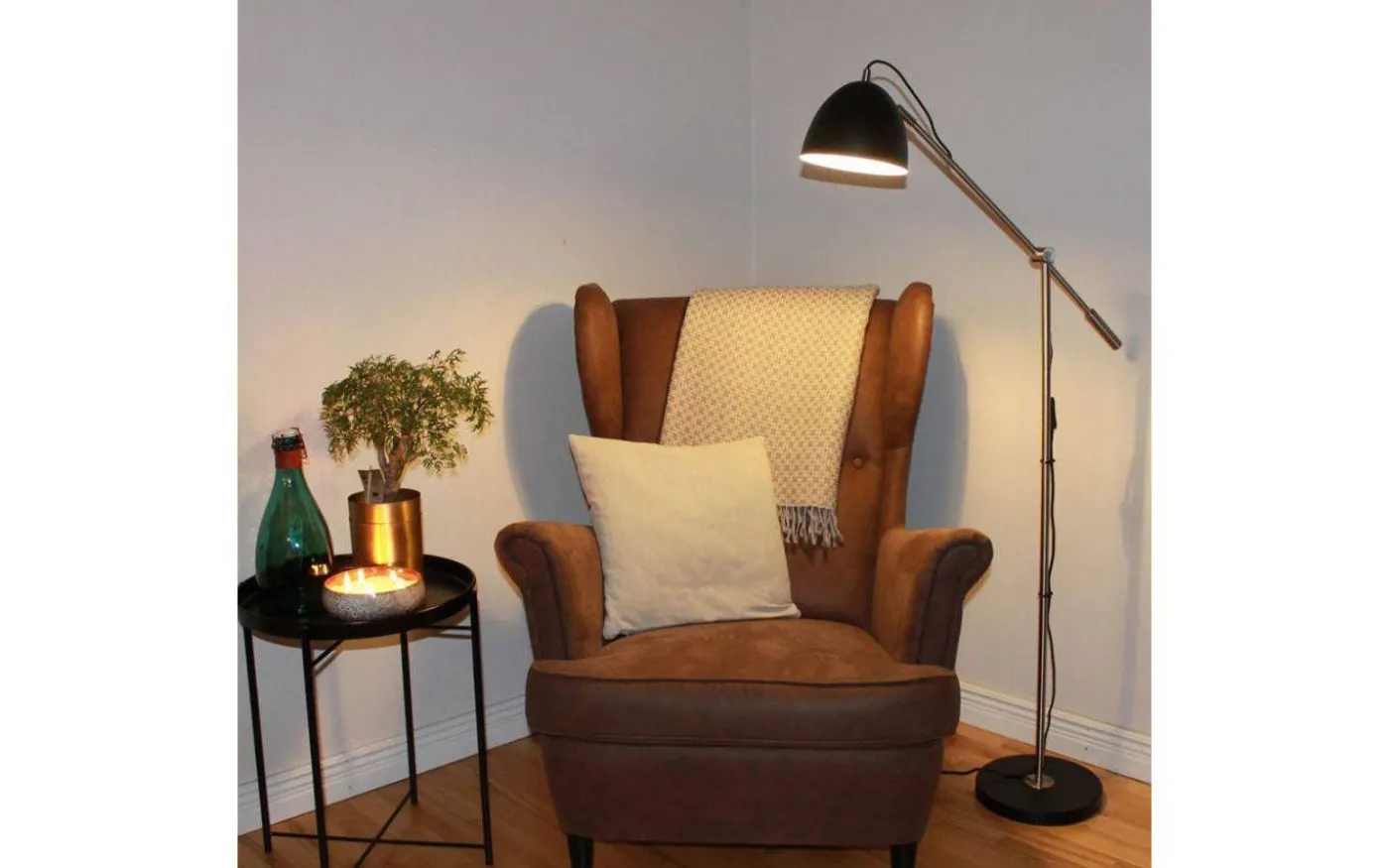 Montreal Golvlampa 140cm Svart