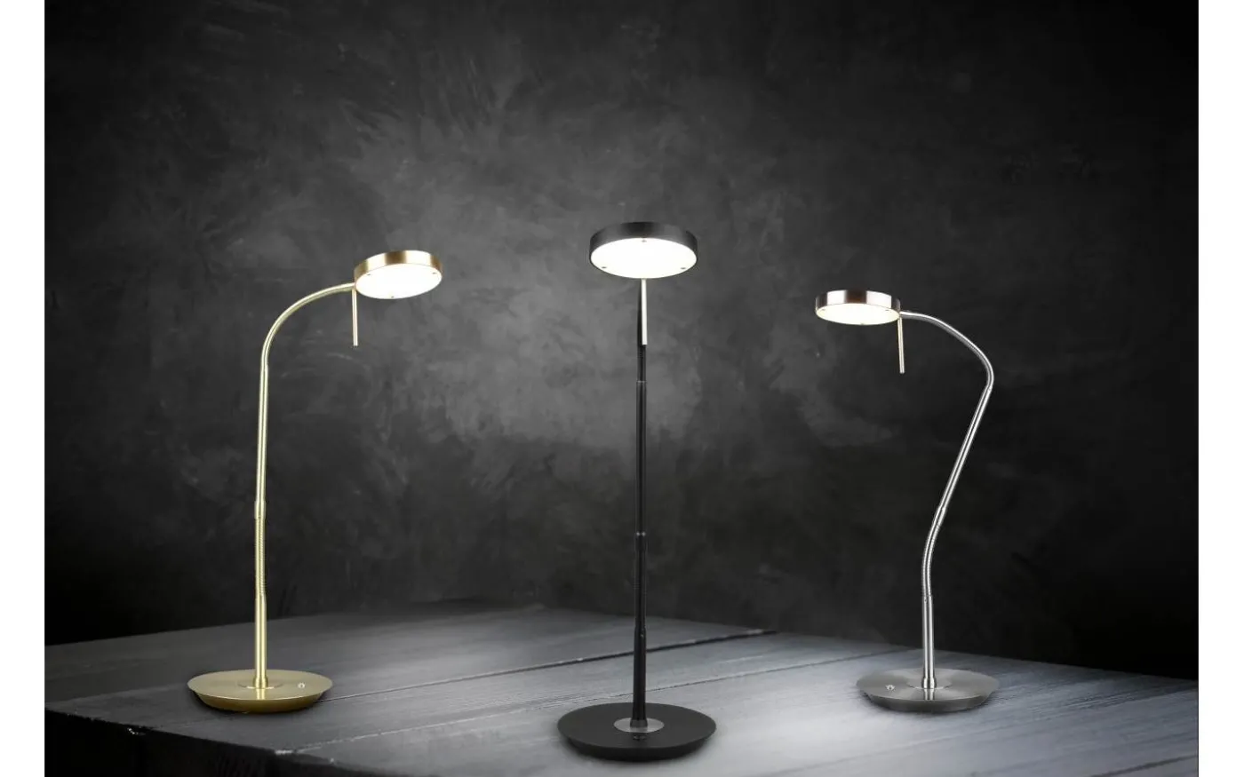 Monza Skrivbordslampa LED matt mässing