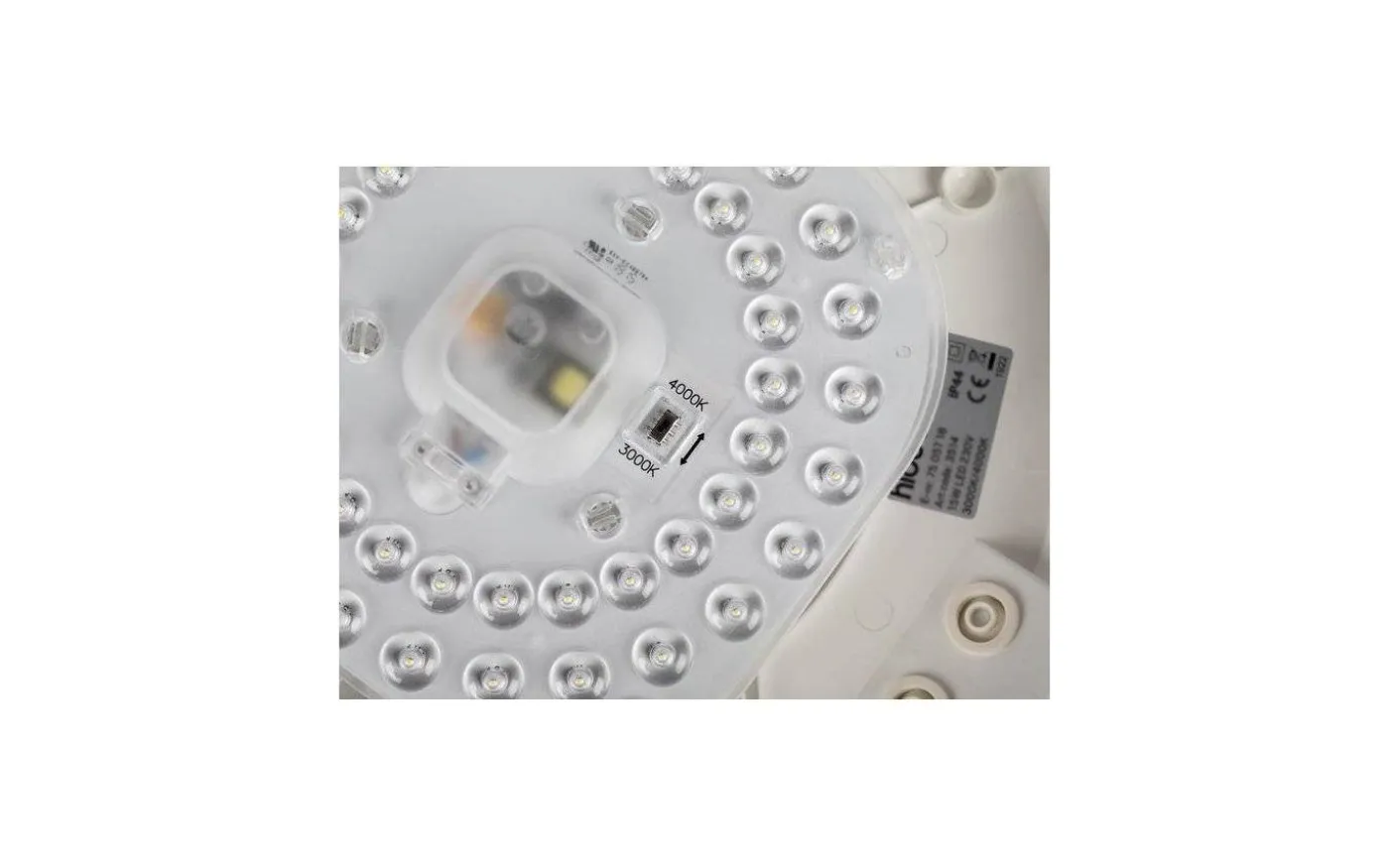 Moon Basic Plafond 32cm LED 3000K/4000K 15W Vit IP44