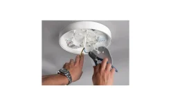Moon Basic Plafond 26cm LED 3000K/4000K 10W Vit IP44