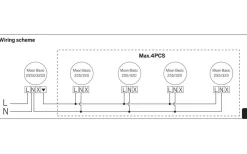 Moon Basic Plafond Sensor 32cm LED 3000K/4000K 16W Vit IP44