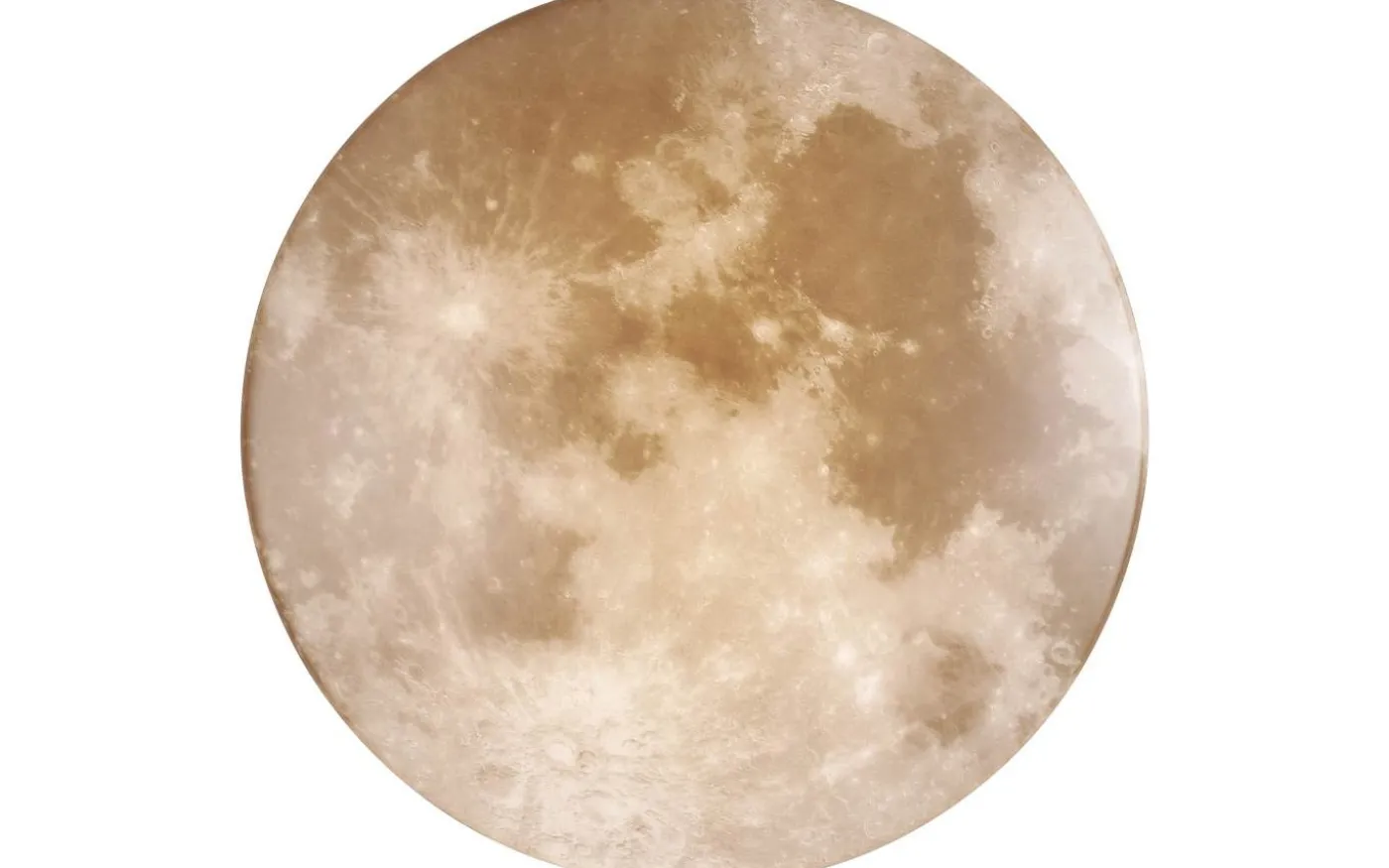 Moonika Plafond LED vit IP44