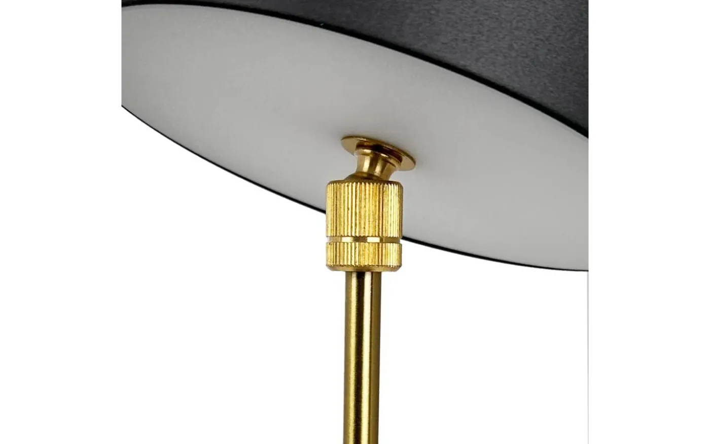 Moonlight Uppladdningsbar Bordslampa 28,5cm LED 3000K 2W Svart/Mässing