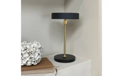 Moonlight Uppladdningsbar Bordslampa 28,5cm LED 3000K 2W Svart/Mässing