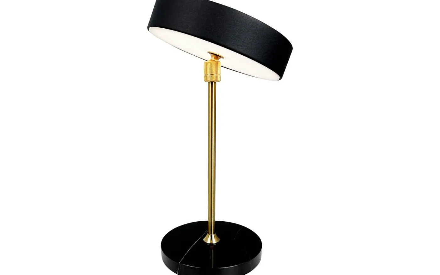 Moonlight Uppladdningsbar Bordslampa 28,5cm LED 3000K 2W Svart/Mässing