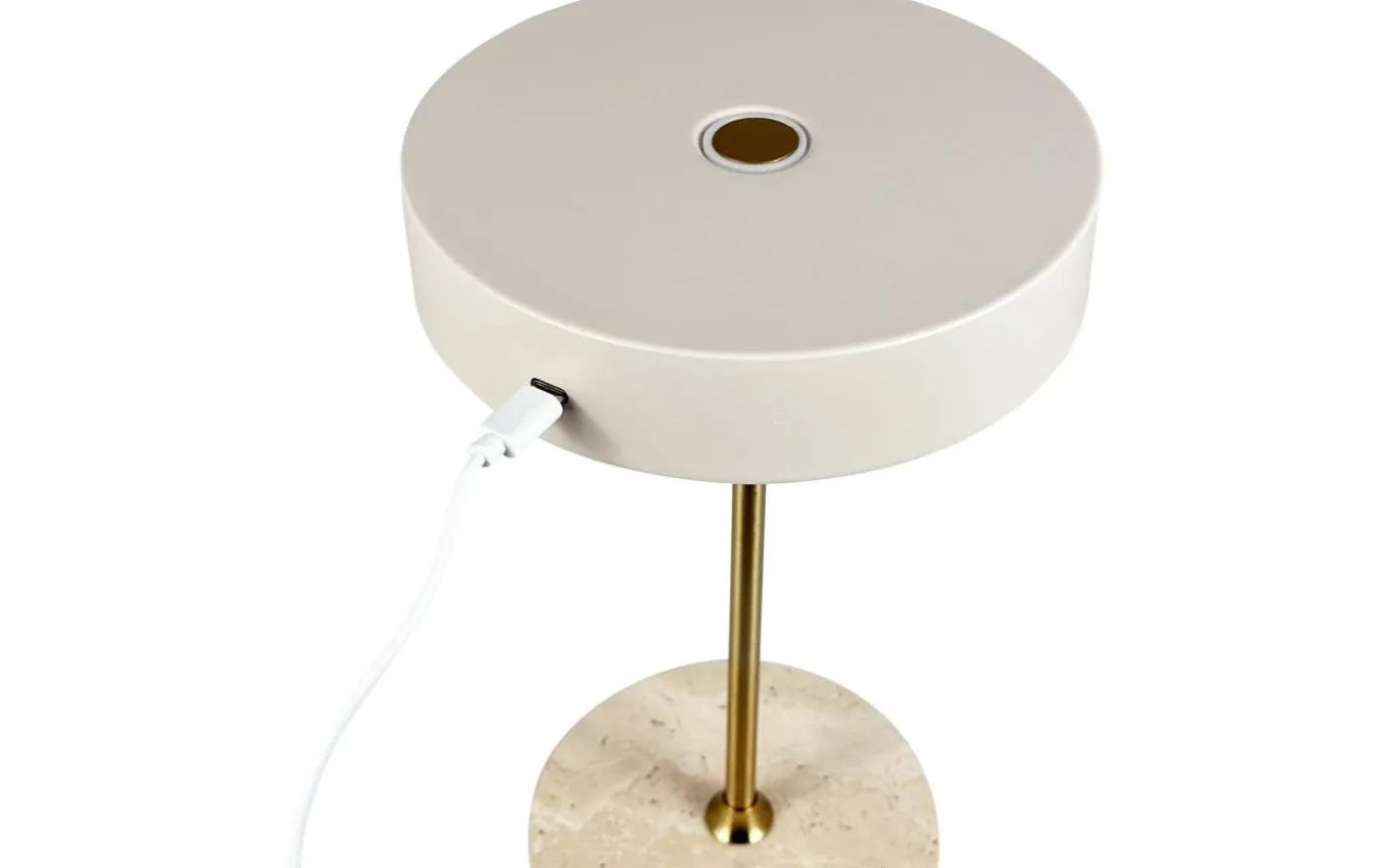 Moonlight Uppladdningsbar Bordslampa 28,5cm LED 3000K 2W Beige/Mässing