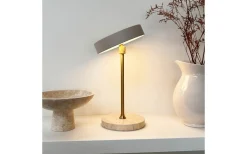 Moonlight Uppladdningsbar Bordslampa 28,5cm LED 3000K 2W Beige/Mässing