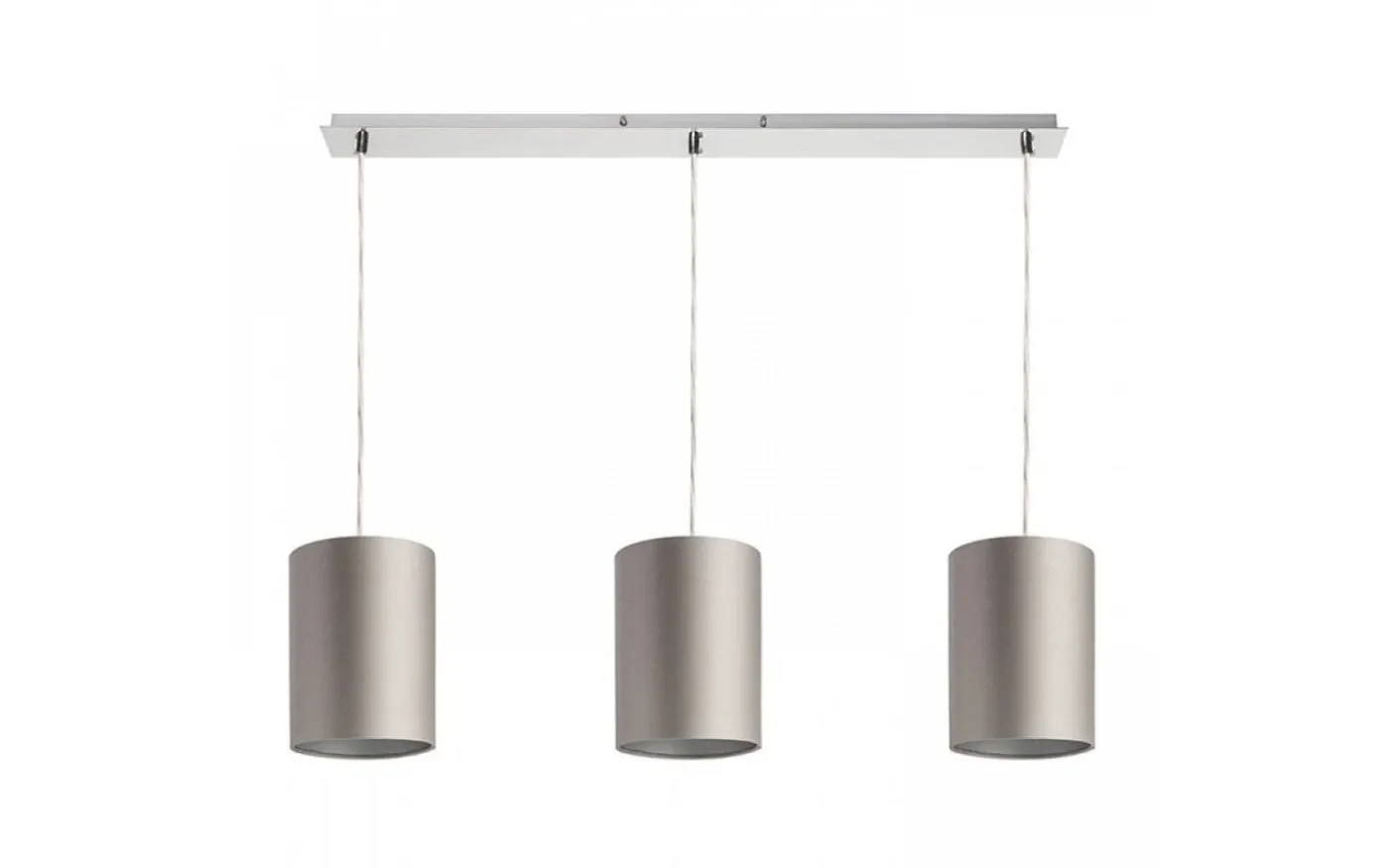 More Taklampa 80cm 3L Krom