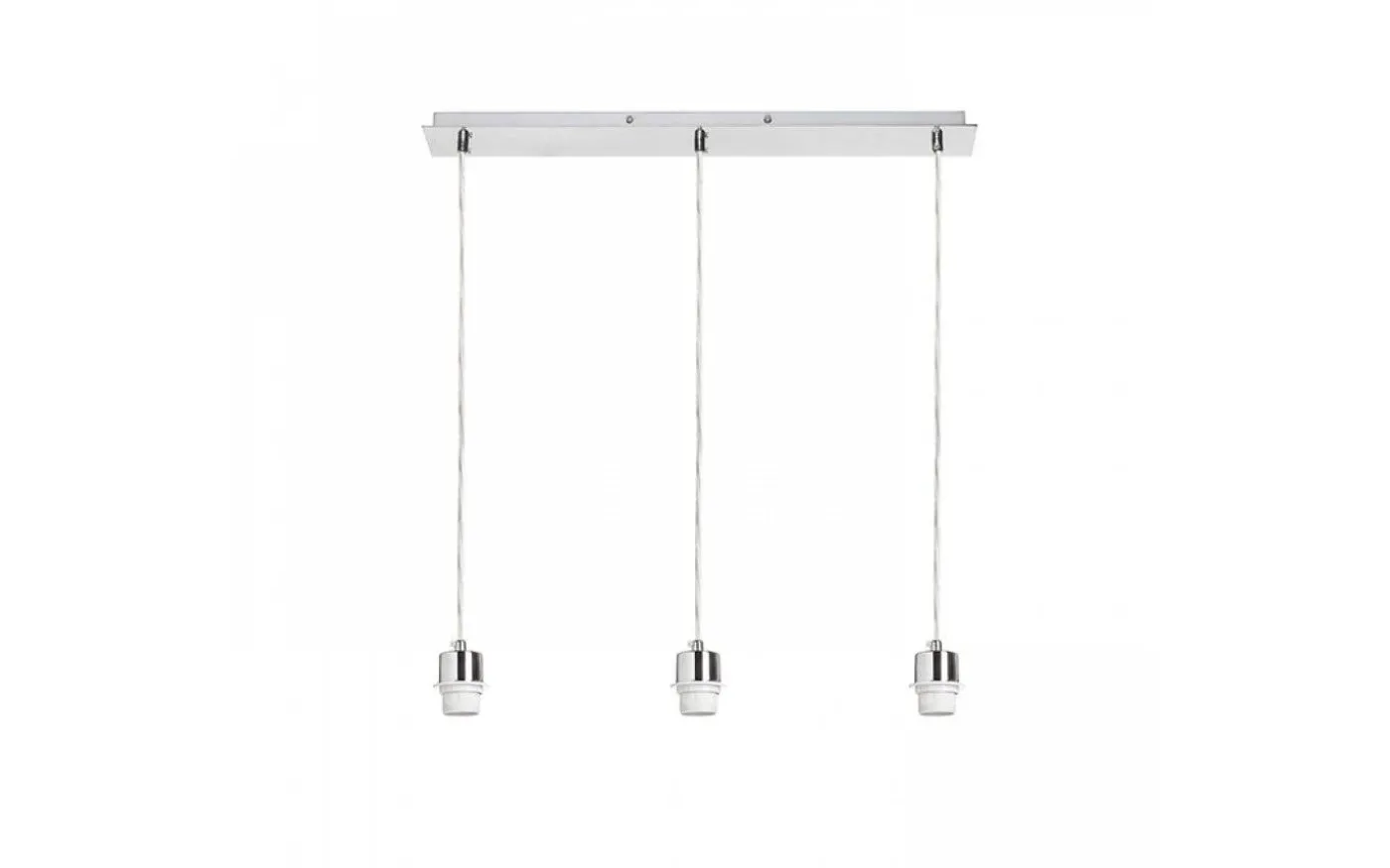 More Taklampa 60cm 3L Krom